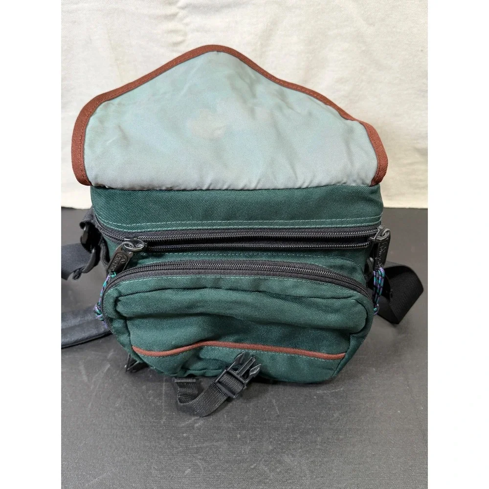 Lowepro Nova 1 Camera Bag Unisex Small Green Vintage Sturdy Canvas Shoulder Bag